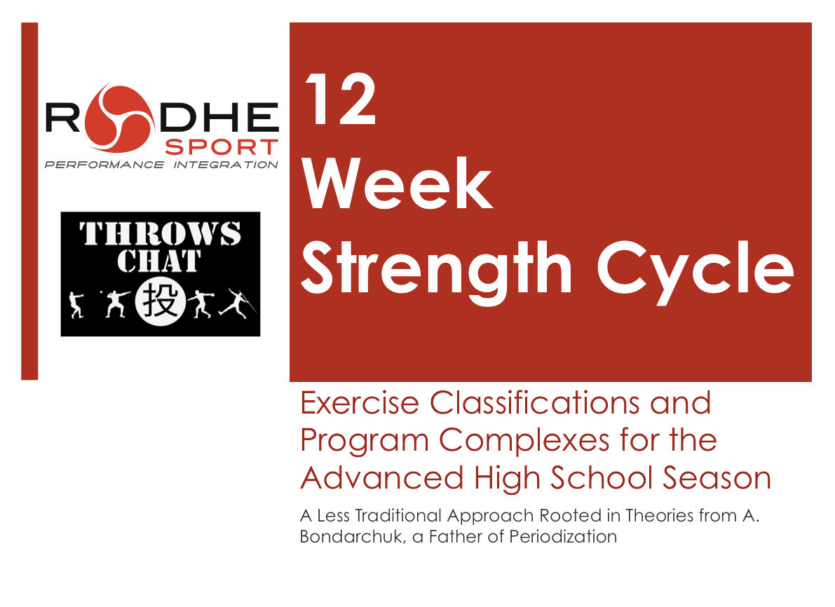 Lecture - 12 Week Strength Cycle