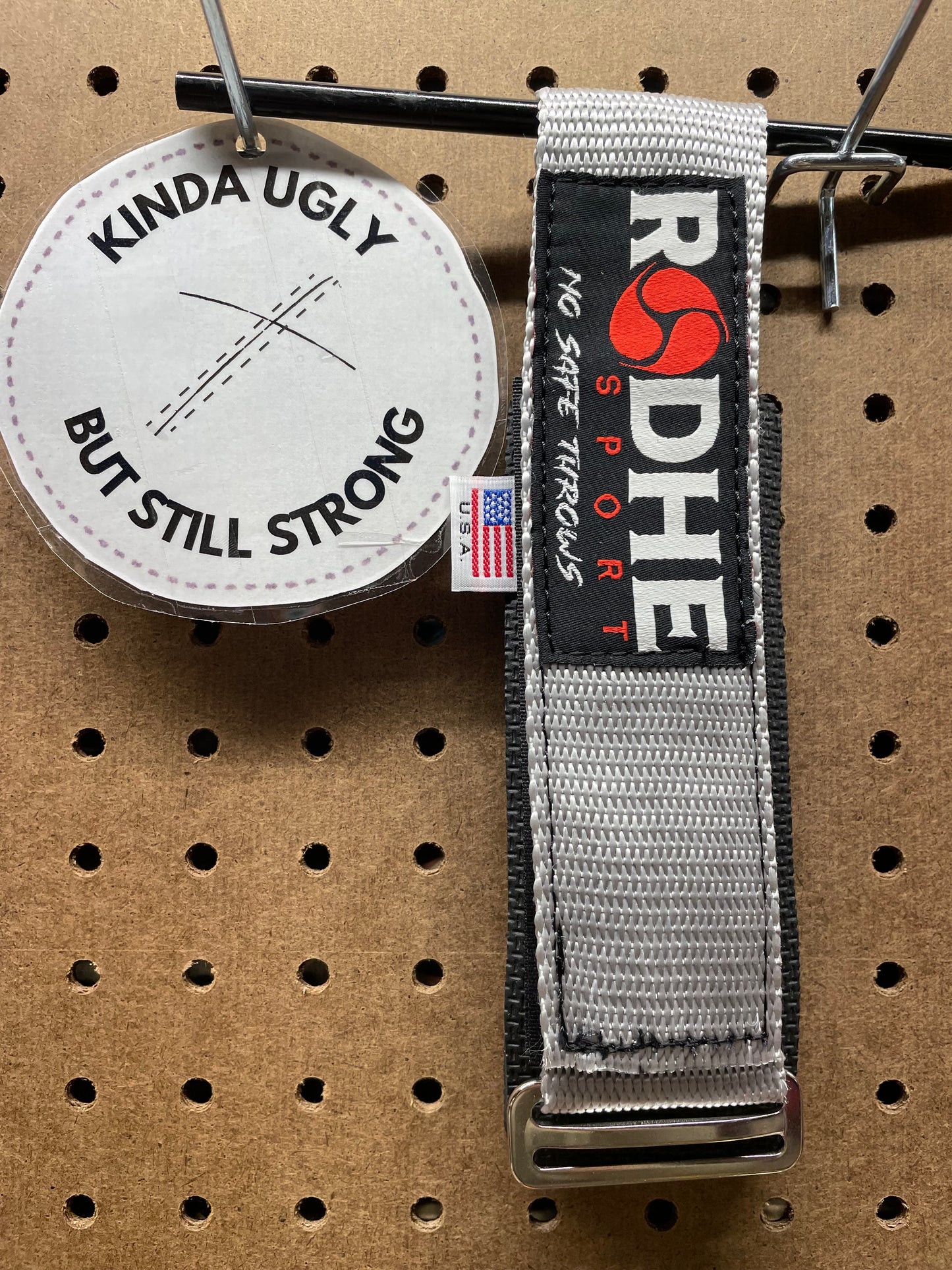 Off The Wall- 6.5cm Silver Rodhe Strap