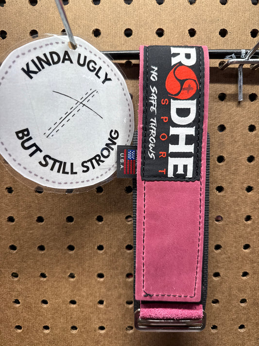OTW - 6.5cm Pink Leather Rodhe Strap